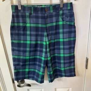 Boys Nike Golf Shorts Classic Preppy Plaid Spring Summer